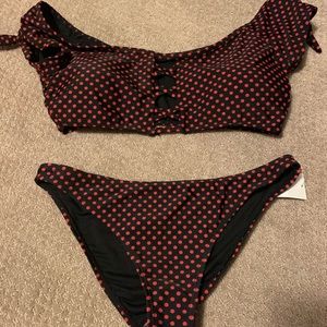 Kensie Swim - Kensie Navy/Red Bikini Swimsuit sz M Kensie Swim - Kensie Navy/Red Bikini Swimsuit sz M